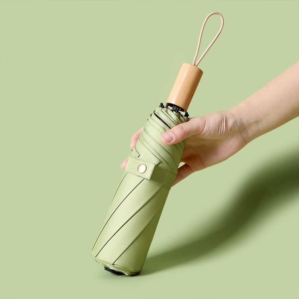 umbrellas simple women umbrella wood handle portable uv protection ladies parasol three folding windproof womens beautiful a6a
umbrellas simple women umbrella wood handle portable uv protection ladies parasol three folding windproof womens beautiful a6a