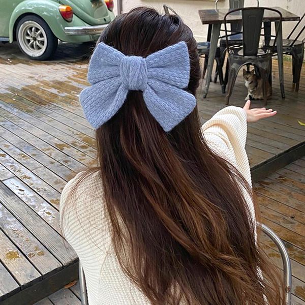 hair accessories 2021 fashion women elegant solid wool knitting big barrette bow clip sweet headband ornament hairpins
hair accessories 2021 fashion women elegant solid wool knitting big barrette bow clip sweet headband ornament hairpins