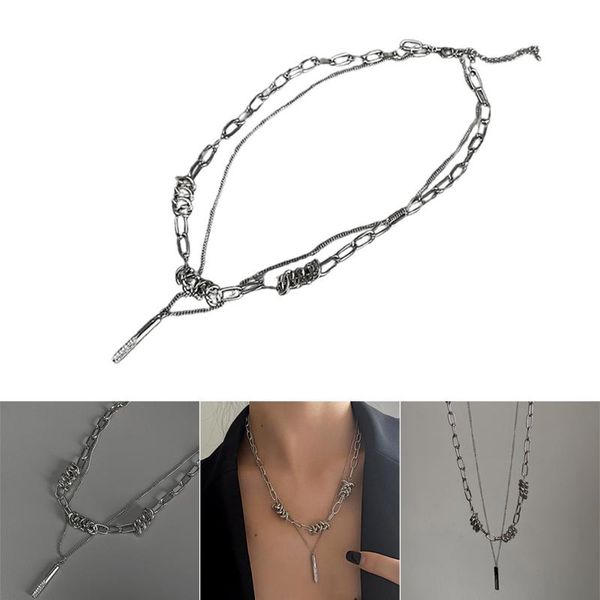 chains double layer necklace with shiny cubic zirconia strip layered fashion personality clavicle chain birthday gift for boys girls, Silver
chains double layer necklace with shiny cubic zirconia strip layered fashion personality clavicle chain birthday gift for boys girls, Silver