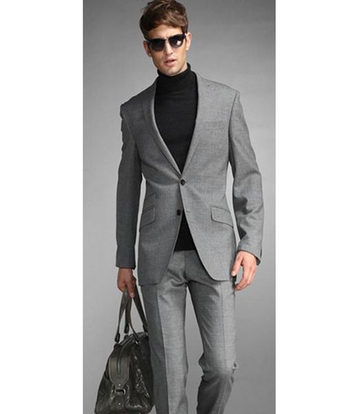 men's suits & blazers custom made slim fit grey men groom tuxedos skinny 2 piece gentle prom wedding for (jacket+pant) df453, White;black
men's suits & blazers custom made slim fit grey men groom tuxedos skinny 2 piece gentle prom wedding for (jacket+pant) df453, White;black