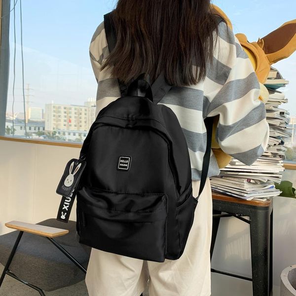 small backpack women 2021 new korean primary school bags for teenage girls simple new large capacity travel backpacks ladies
small backpack women 2021 new korean primary school bags for teenage girls simple new large capacity travel backpacks ladies