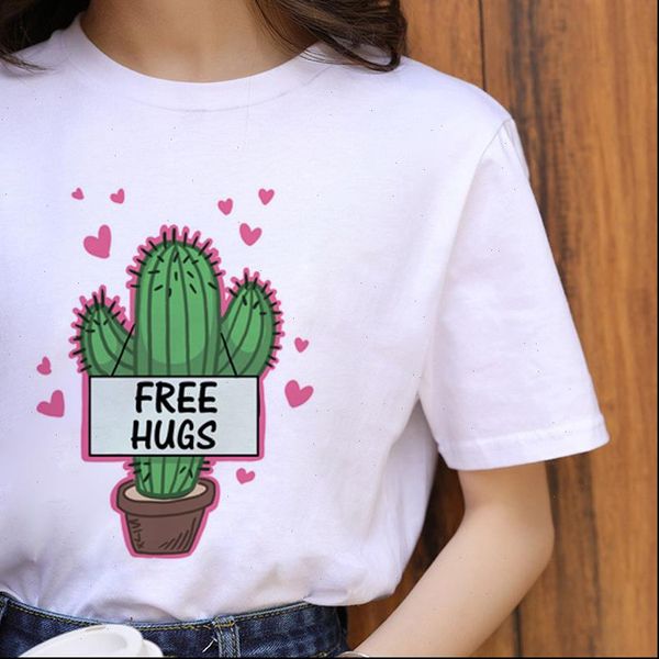 harajuku cactus small fresh t shirt women hugs printed t shirt korean style tshirt cartoon tee, White
harajuku cactus small fresh t shirt women hugs printed t shirt korean style tshirt cartoon tee, White