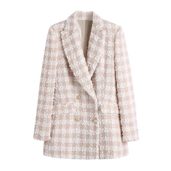 women's suits & blazers evfer womens stylish texture plaid print double breasted long jackets outwear chic lady fashion sleeve winter t, White;black
women's suits & blazers evfer womens stylish texture plaid print double breasted long jackets outwear chic lady fashion sleeve winter t, White;black