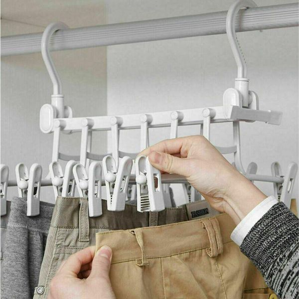 hangers & racks multifunctional drying pant hanger magic hanging clothes rack