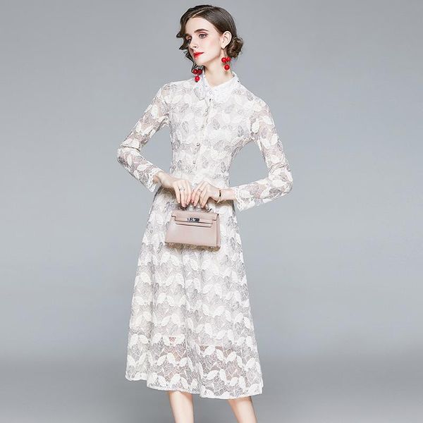 autumn new women elegant slim long sleeve midi dress fashion apricot femme office lace party dresses vestidos, Black;gray
autumn new women elegant slim long sleeve midi dress fashion apricot femme office lace party dresses vestidos, Black;gray