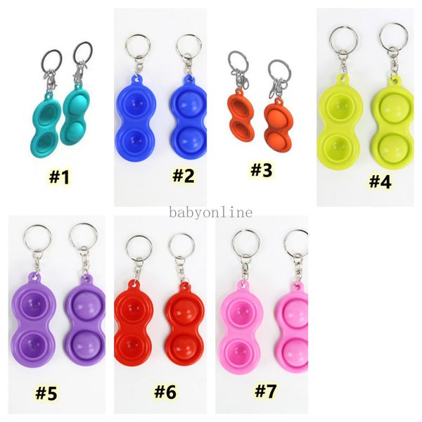 2021 kids push pop bubble fidget sensory keyring autism special needs stress reliever toys fidget simple dimple toy key chain gifts 
2021 kids push pop bubble fidget sensory keyring autism special needs stress reliever toys fidget simple dimple toy key chain gifts