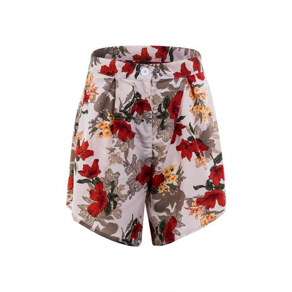 women's shorts fashion women high waist summer casual floral beach sports pants, White;black
women's shorts fashion women high waist summer casual floral beach sports pants, White;black