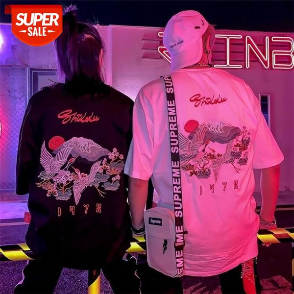 streetwear 2020 New Summer Chinese Style Embroidery For Couples short Sleeves T-shirt Loose Harajuku Style Short-sleeved T-shirt #4h67, White;black
streetwear 2020 New Summer Chinese Style Embroidery For Couples short Sleeves T-shirt Loose Harajuku Style Short-sleeved T-shirt #4h67, White;black