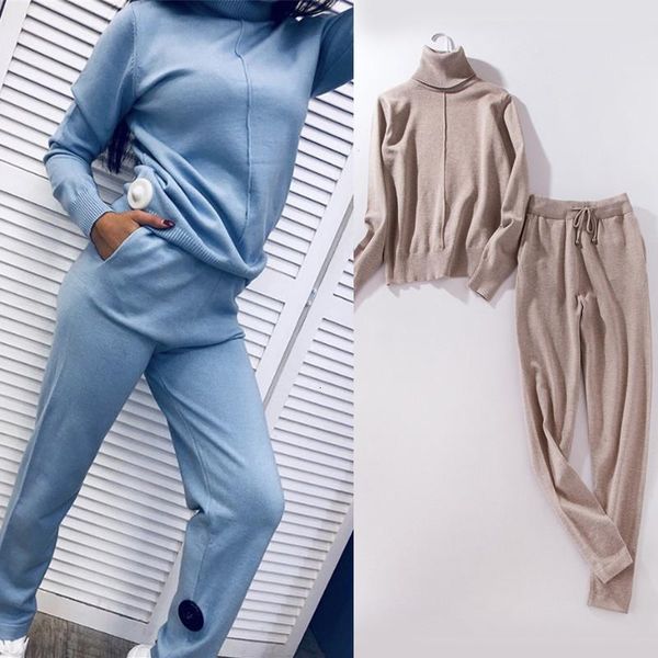 two piece dress women sweater suit sets turtleneck knitted sweaters pants 2pcs track suits woman trousers+jumper clothing set 567, White
two piece dress women sweater suit sets turtleneck knitted sweaters pants 2pcs track suits woman trousers+jumper clothing set 567, White