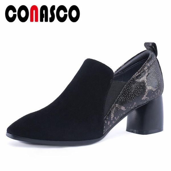 conasco new women black pumps round toe slip-on suede leather shoes woman high heeled comfort office pumps
conasco new women black pumps round toe slip-on suede leather shoes woman high heeled comfort office pumps