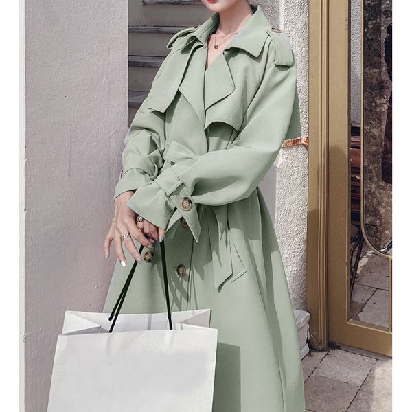 turn 2021 new down collar loose style long trench femme women oversized coat casaco abrigo streetwear 8s65, Tan;black
turn 2021 new down collar loose style long trench femme women oversized coat casaco abrigo streetwear 8s65, Tan;black