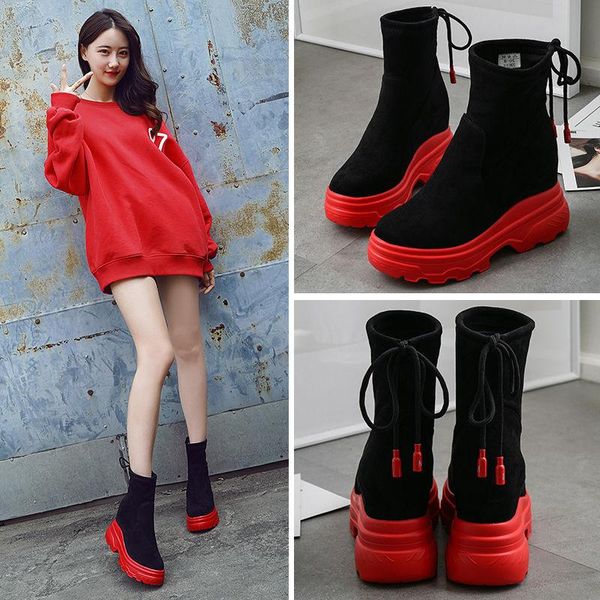 boots added autumn/winter plus velvet women's 2021 mid-barrel thick-bottomed short-sleeve net red, Black
boots added autumn/winter plus velvet women's 2021 mid-barrel thick-bottomed short-sleeve net red, Black