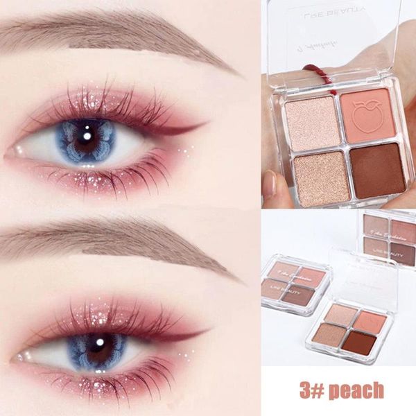 eye shadow 4 colors sequins matte eyeshadow palette shimmer tray waterproof long-lasting makeup cosmetics
eye shadow 4 colors sequins matte eyeshadow palette shimmer tray waterproof long-lasting makeup cosmetics
