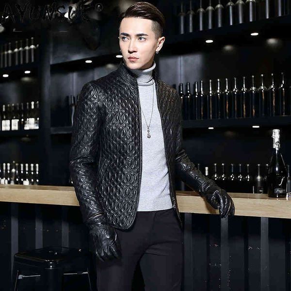afun - men's leather et, sheep clothing, casual coat, lxr536, autumn, 2020, Black
afun - men's leather et, sheep clothing, casual coat, lxr536, autumn, 2020, Black