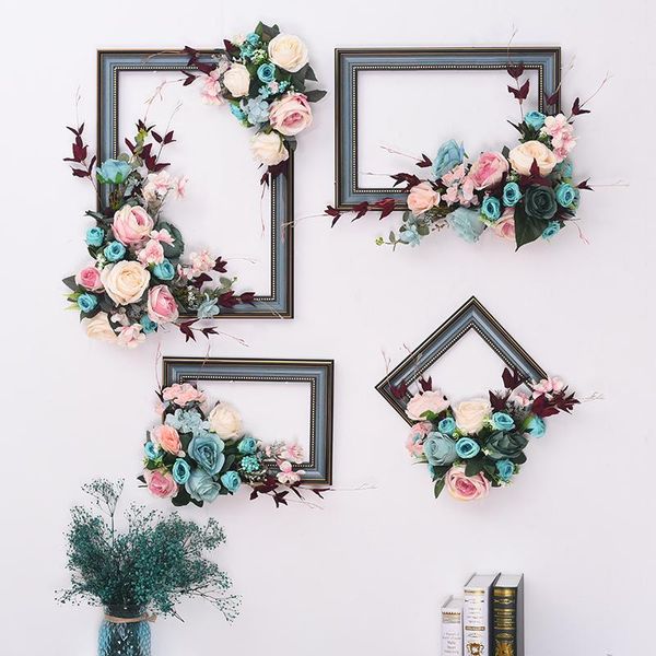 decorative flowers & wreaths european retro creative simulation flower frame wedding fake silk arrangement background decoration home wall h
decorative flowers & wreaths european retro creative simulation flower frame wedding fake silk arrangement background decoration home wall h