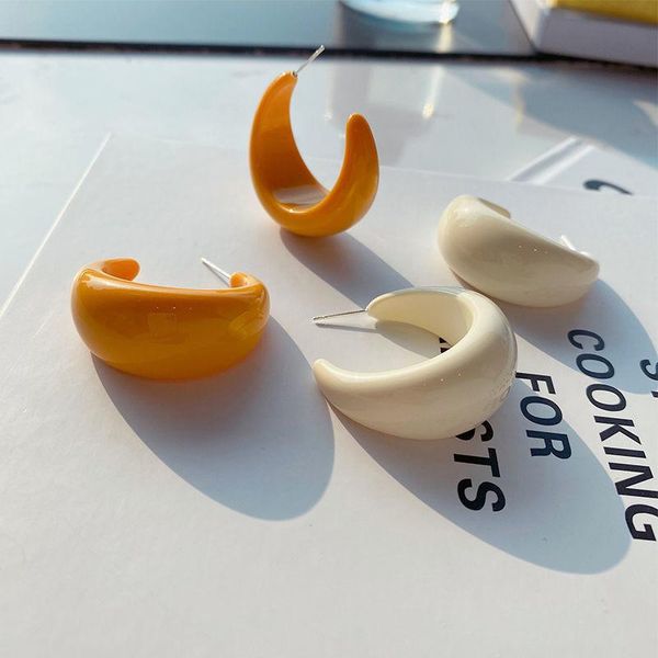 hoop & huggie lovoacc minimalist candy color c shape earrings for women lady korean resin geometric exaggerated jewelry 2021, Golden;silver
hoop & huggie lovoacc minimalist candy color c shape earrings for women lady korean resin geometric exaggerated jewelry 2021, Golden;silver