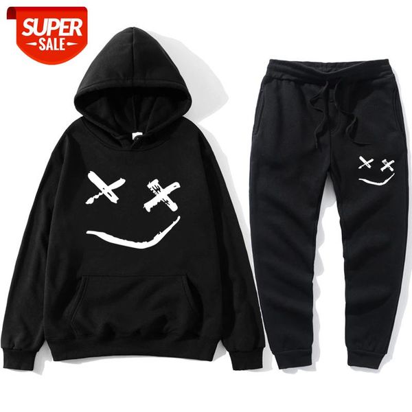 tracksuit men smile hoodies+pants 2019 hip hop casual men print oversized sweatshirts couple streetwear joggers tuta uomo #o20k, Gray
tracksuit men smile hoodies+pants 2019 hip hop casual men print oversized sweatshirts couple streetwear joggers tuta uomo #o20k, Gray