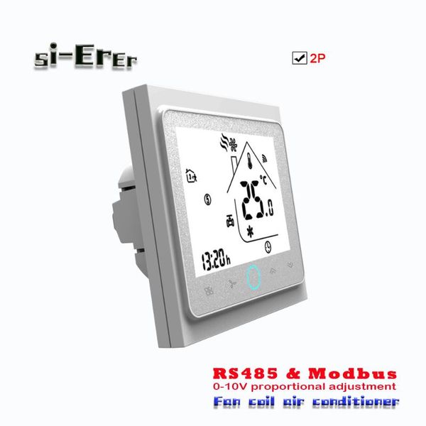 smart home control 95-240vac,24vac rs485 proportioneel valve 0-10v signaal 2pipe cool heat air conditioning type fan coil unit thermostat
smart home control 95-240vac,24vac rs485 proportioneel valve 0-10v signaal 2pipe cool heat air conditioning type fan coil unit thermostat