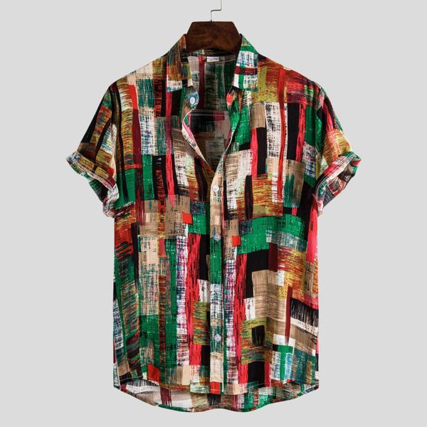 fashion mens designed colorblock stripe print shirts casual short sleeve cotton linen shirt camisas de hombre 210527, White;black
fashion mens designed colorblock stripe print shirts casual short sleeve cotton linen shirt camisas de hombre 210527, White;black