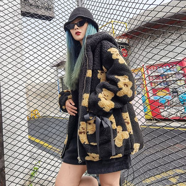2021 new cashmere cordeiro casaco de pelcia solto com capuz urso camisola oversized para a mulher outono inverno kawaii roupas t2ze, Black;white
2021 new cashmere cordeiro casaco de pelcia solto com capuz urso camisola oversized para a mulher outono inverno kawaii roupas t2ze, Black;white