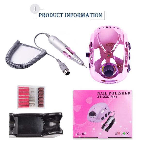 nail drill & accessories 1 set high power ac/dc adjustable speed electric gel file machine pedicure pen art polisher tools for manicure 
nail drill & accessories 1 set high power ac/dc adjustable speed electric gel file machine pedicure pen art polisher tools for manicure