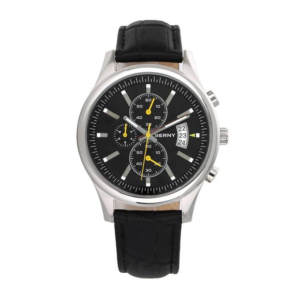 wristwatches men's fashion luminous sapphire quartz wrist watch japan movement leather strap stainless steel relogio masculino, Slivery;brown
wristwatches men's fashion luminous sapphire quartz wrist watch japan movement leather strap stainless steel relogio masculino, Slivery;brown