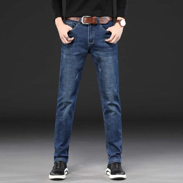 high end jeans slim men's korean fashion spring and autumn stretch straight youth casual versatile long pantswinter, Blue
high end jeans slim men's korean fashion spring and autumn stretch straight youth casual versatile long pantswinter, Blue