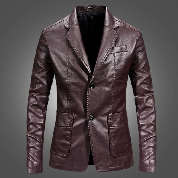 autumn and winter pu men's slim thin casual suit korean jacket leather spring dresswinter, Black;brown
autumn and winter pu men's slim thin casual suit korean jacket leather spring dresswinter, Black;brown