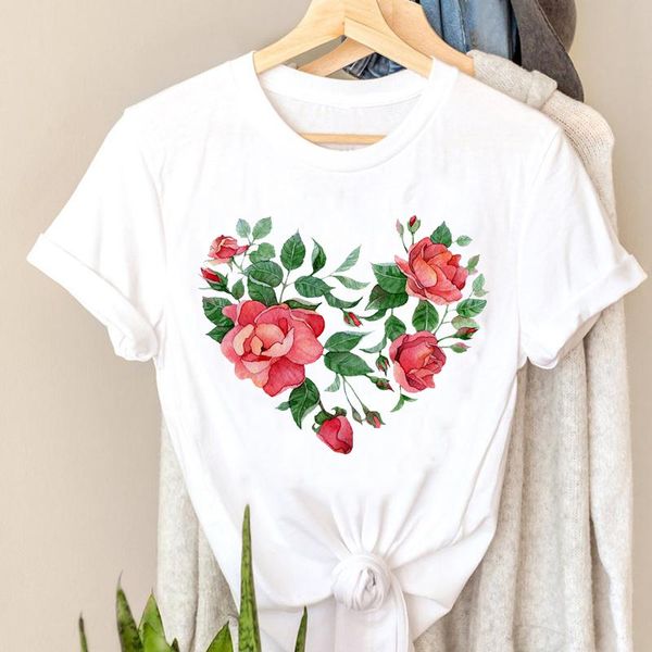 t-shirts flower floral womens shirt graphic t shirts print tee ladies short sleeve 90s sweet women's t-shirt feamle printing cute cloth, White
t-shirts flower floral womens shirt graphic t shirts print tee ladies short sleeve 90s sweet women's t-shirt feamle printing cute cloth, White