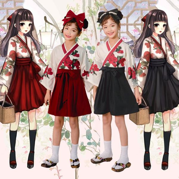 ethnic clothing kids girls red party dress chinese style hanfu retro flower print dresses japanese kimono oriental vintage vestidos 
ethnic clothing kids girls red party dress chinese style hanfu retro flower print dresses japanese kimono oriental vintage vestidos