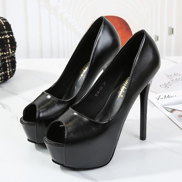 dress shoes platform pumps women extremely high heels female stiletto ladies wedding party, Black
dress shoes platform pumps women extremely high heels female stiletto ladies wedding party, Black