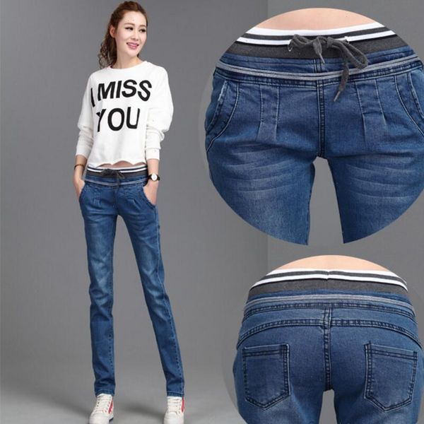 plus size 26 40 casual pants slim elasticity waist lace jeans for women elastic waist blue pencil pants fashion denim trousers
plus size 26 40 casual pants slim elasticity waist lace jeans for women elastic waist blue pencil pants fashion denim trousers