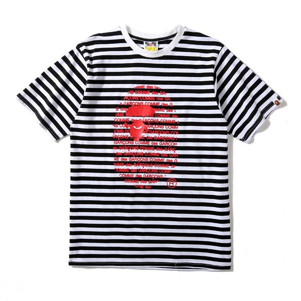 2020 new fashion brand liancheng striped ape head print short sleeve t-shirt cotton, White
2020 new fashion brand liancheng striped ape head print short sleeve t-shirt cotton, White