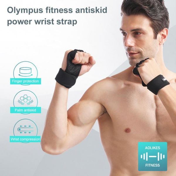 wrist support aolikes 1 pc band for fitness bandage brace sports wristband silicone antiskid cuff palm hand guard, Black;red
wrist support aolikes 1 pc band for fitness bandage brace sports wristband silicone antiskid cuff palm hand guard, Black;red