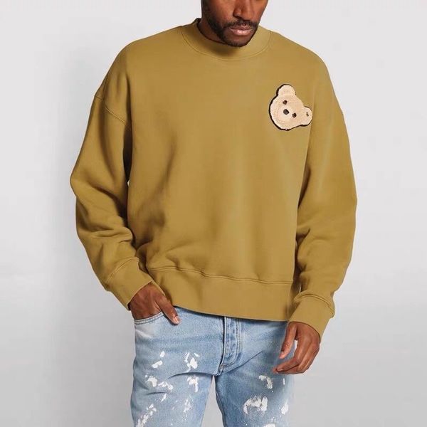 20fw autumn winter europe america italy big bear head towel embroidery loose yellow hoodie casual men women pullover streetwear sweatshirt, Black
20fw autumn winter europe america italy big bear head towel embroidery loose yellow hoodie casual men women pullover streetwear sweatshirt, Black