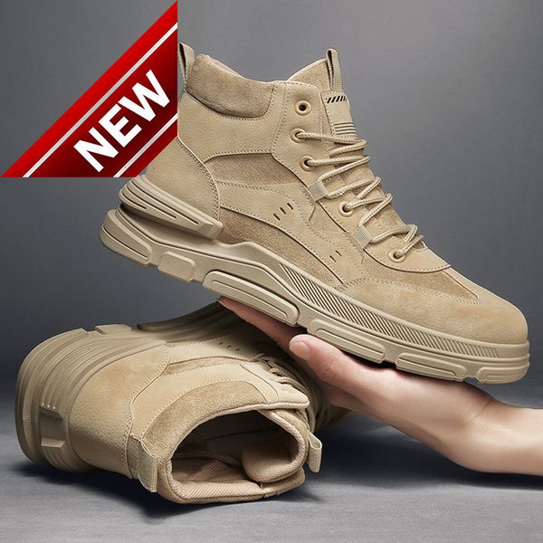 outdoor high labor protection work clothes shoes autumn and winter new trend leisure martin boots men's optional plush cotton, Black
outdoor high labor protection work clothes shoes autumn and winter new trend leisure martin boots men's optional plush cotton, Black