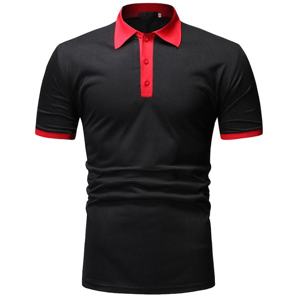 polo shirt men's short-sleeved t-shirt summer new style european and youth color matching stand-up collar casual m, White;black
polo shirt men's short-sleeved t-shirt summer new style european and youth color matching stand-up collar casual m, White;black