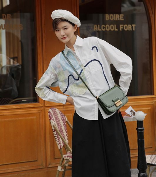 new designer long sleeve 2021 fashion women white and blouses button up collar aesthetic shirt autumn spring o413
new designer long sleeve 2021 fashion women white and blouses button up collar aesthetic shirt autumn spring o413