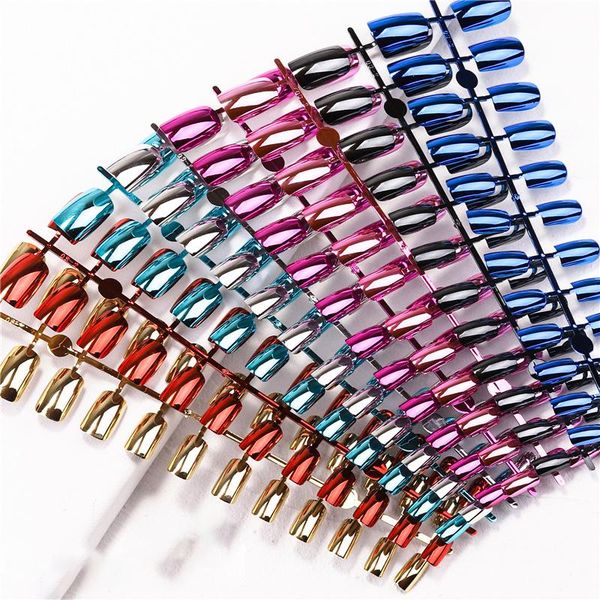 false nails 24pcs artificial full cover electroplating mirror fake tool magic effect finished nail metal patch, Red;gold
false nails 24pcs artificial full cover electroplating mirror fake tool magic effect finished nail metal patch, Red;gold
