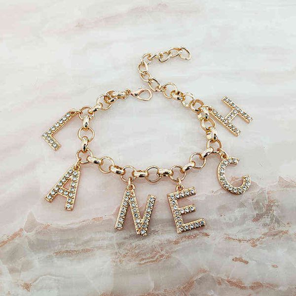 letter brand bracelet charms statement jewelry women chain gold color s for pulseras mujer pandora, Golden;silver
letter brand bracelet charms statement jewelry women chain gold color s for pulseras mujer pandora, Golden;silver