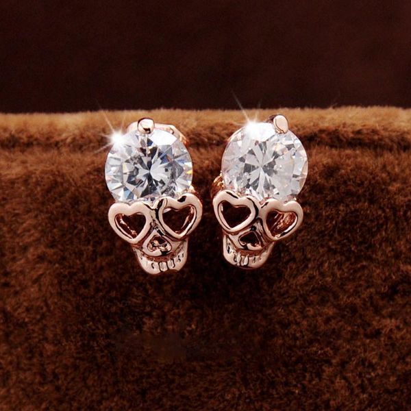 stud exquisite creative skeleton ghost head earrings charming ladies rose gold heart-shaped punk women's party jewelry, Golden;silver
stud exquisite creative skeleton ghost head earrings charming ladies rose gold heart-shaped punk women's party jewelry, Golden;silver