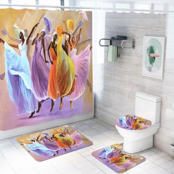 bath accessory set african american women shower curtain girl polyester curtains bathroom rug carpet toilet cover 4 piece for home
bath accessory set african american women shower curtain girl polyester curtains bathroom rug carpet toilet cover 4 piece for home