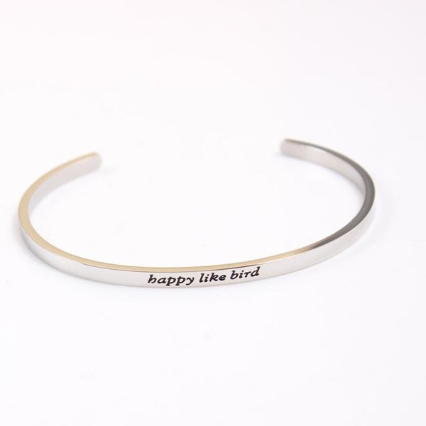 bangle mixed size quotes mantra bracelets 316l stainless steel open cuff fashion women female inspirational jewelry bracelet, Black
bangle mixed size quotes mantra bracelets 316l stainless steel open cuff fashion women female inspirational jewelry bracelet, Black