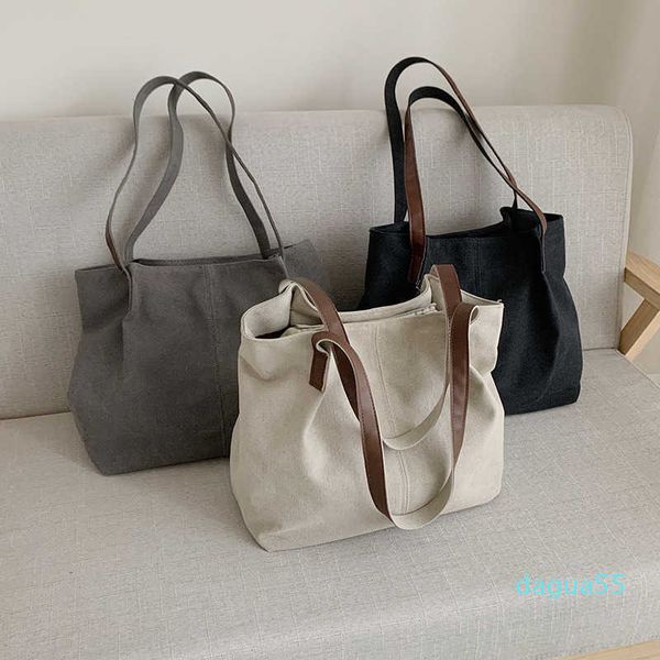 handbags s korean version ins canvas women's one shoulder chic art student simple solid color portable large capacity bucket
handbags s korean version ins canvas women's one shoulder chic art student simple solid color portable large capacity bucket