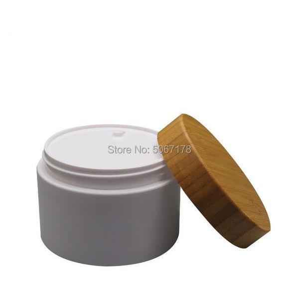 storage bottles & jars 200g refillable pp empty makeup jar pot travel cream box face lotion cosmetic container with bamboo lid
storage bottles & jars 200g refillable pp empty makeup jar pot travel cream box face lotion cosmetic container with bamboo lid