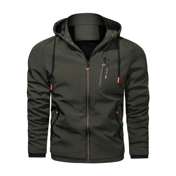 men's jackets 2021 arrival outdoor hoodie jacket men casual solid color zipper fashion mens autumn cotton for, Black;brown
men's jackets 2021 arrival outdoor hoodie jacket men casual solid color zipper fashion mens autumn cotton for, Black;brown