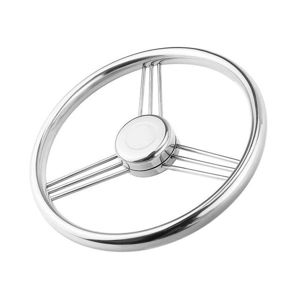 rafts/inflatable boats 342mm yacht steering wheel stainless steel 9 spoke knurling 13-1/2'for marine boat fine craftsmanship accessorie
rafts/inflatable boats 342mm yacht steering wheel stainless steel 9 spoke knurling 13-1/2'for marine boat fine craftsmanship accessorie