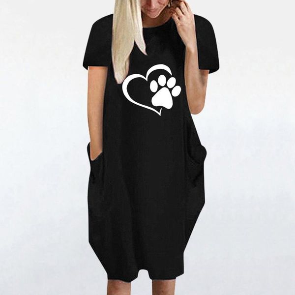 women's blouses & shirts summer dresses for women loose love print o-neck pockets plus size casual short sleeves beach dress female sun, White
women's blouses & shirts summer dresses for women loose love print o-neck pockets plus size casual short sleeves beach dress female sun, White