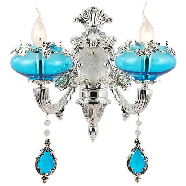 european crystal wall lamp modern silver bedside bedroom lamp living room tv background wall blue aisle
european crystal wall lamp modern silver bedside bedroom lamp living room tv background wall blue aisle