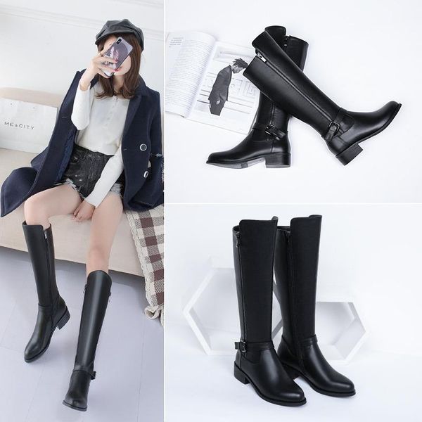 boots 2021 autumn handmade custom european and american style leather round-toe fashion, Black
boots 2021 autumn handmade custom european and american style leather round-toe fashion, Black
